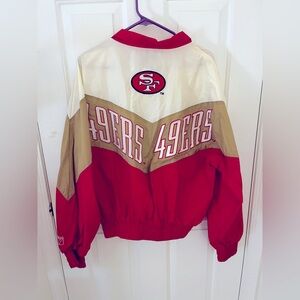 San Francisco 49ers vintage wind breaker